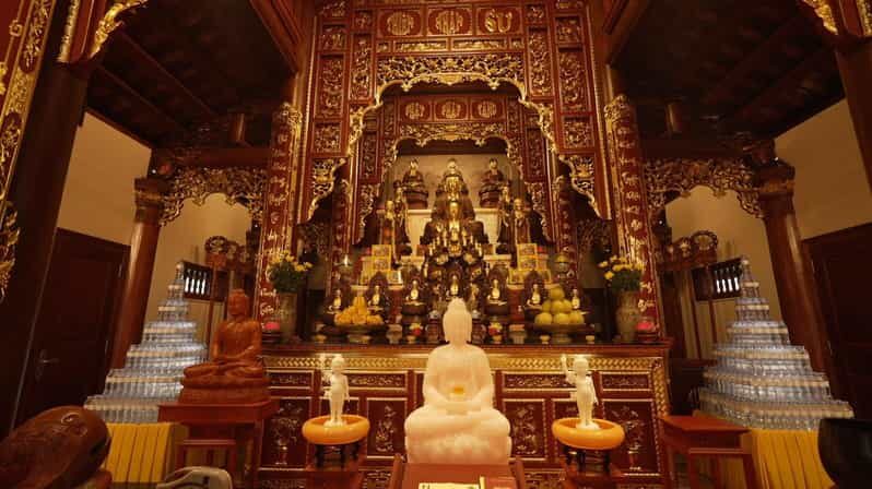 From Hanoi: Ninh Binh Bai Dinh or Hoa Lu, Trang An, Mua Cave - Bai Dinh’s Golden Buddha and the Ancient-Tree Temple Feel