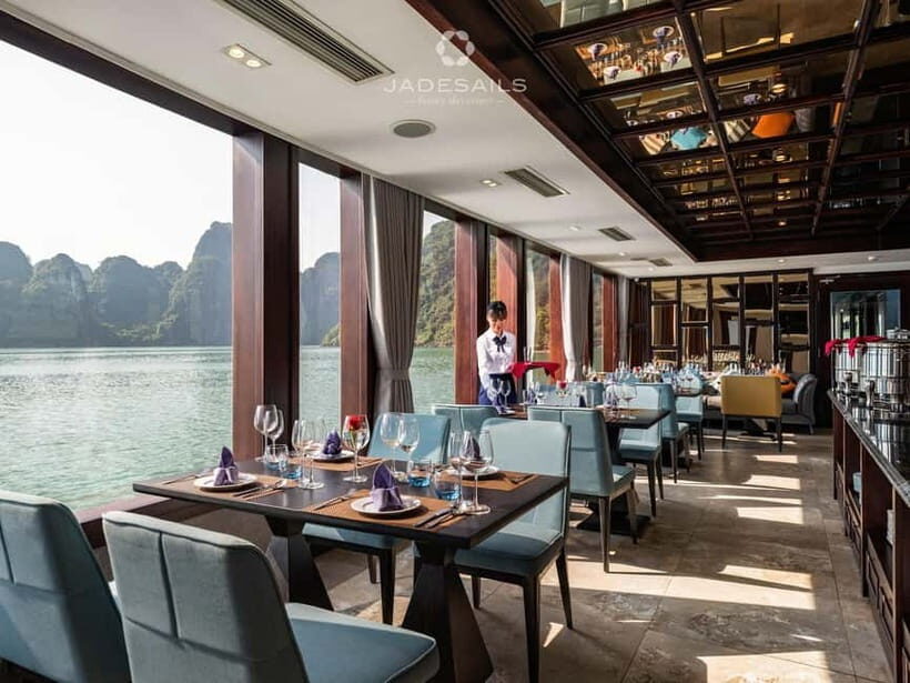 From Hanoi: Top-Rated Ha Long Bay Day Cruise with Jade Sails - Floating villages and onboard activities: small moments that add context