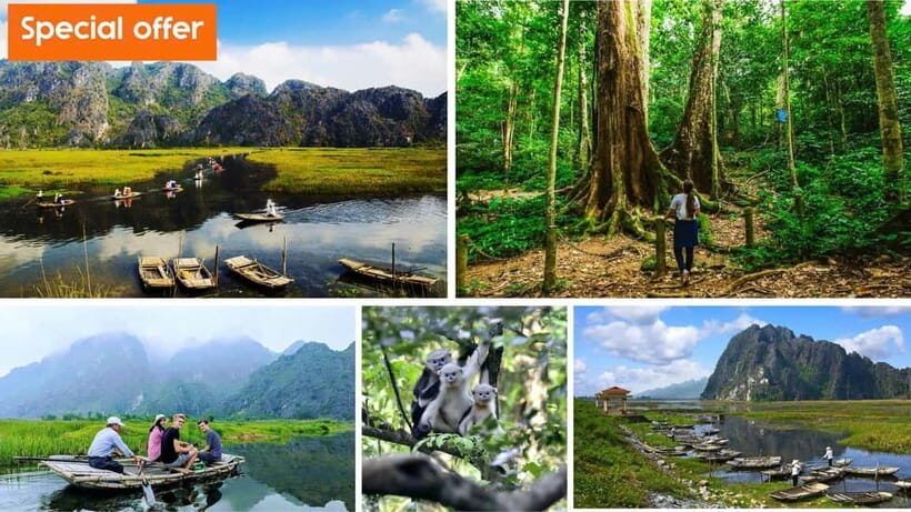 From Ninh Binh: Cuc Phuong - Van Long Small Group Tours - How the day runs from Tam Coc, Bich Dong, or Trang An