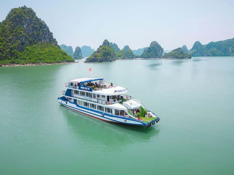 From Ninh Binh: Ha Long Bay 1-Day Trip Ending in Hanoi - The 6-hour cruise route: limestone islets and lunch on board