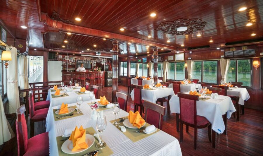 From Ninh Binh: Ha Long Bay 2 days 1 night on 3-star Cruise - Floating fishing villages and the bay at night: why the overnight matters