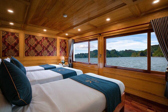 From Ninh Binh: Halong Bay 2 Days on Cruise, Biking & Kayaking - Day 1 on the water: Cat Ba, Lan Ha Bay gates, and cave time