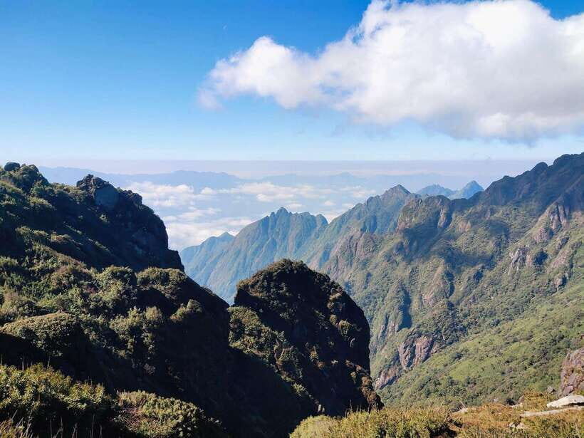From Sapa: Fansipang Mountain Hike 1 Day - Reaching Fansipang’s summit (3,143m): the “done” feeling