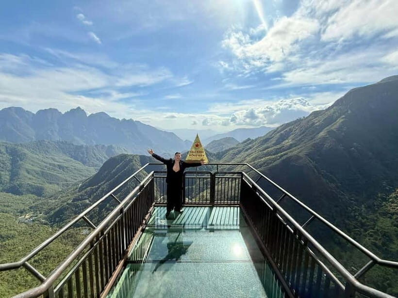 From Sapa: Glass Bridge and Silver Waterfall Group Tour - Walking the Glass Bridge at O Quy Ho Pass