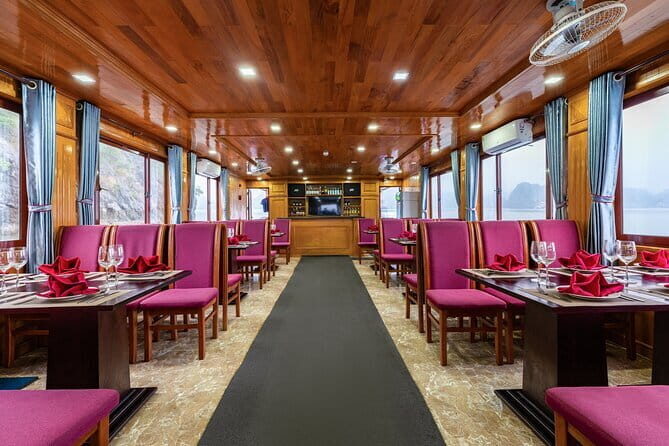 Full day Boat Tour Lan Ha Bay - Ha Long Bay: Kayak, Beach Hopping - Royal Lotus on Lan Ha Bay: what the ship does for your day