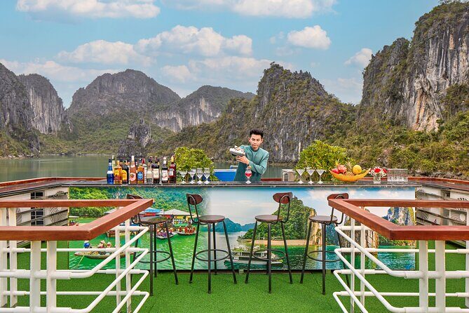 Full Day Halong Bay Luxury Limousine Bus & Buffet Lunch - Hang Luon Cave: Kayaking and Bamboo Boats in Calm Water