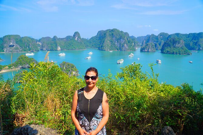 Full day Halong Bay Tour with Buffet Lunch - Ti Top Island and the ~500-step climb for panoramic views