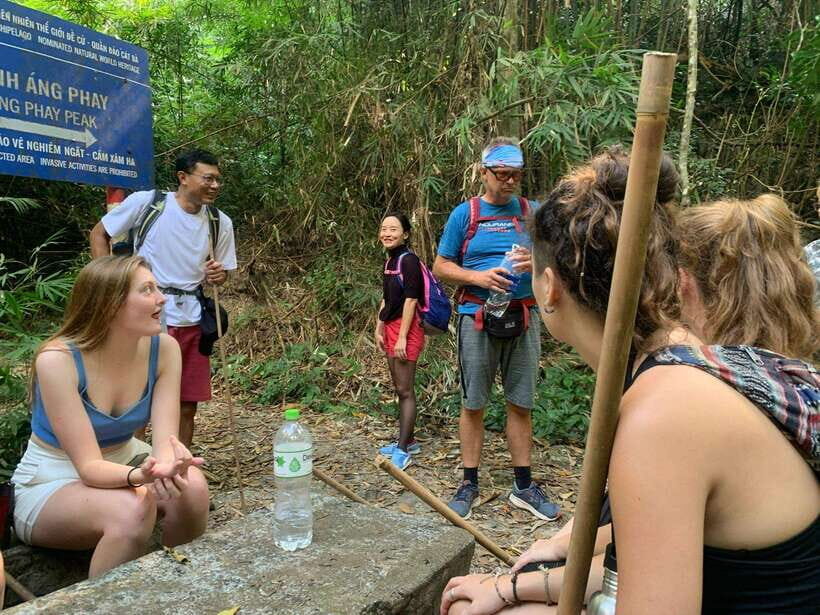 Full day hike - climbing in Jungle of Cat Ba National park - The day’s pacing: 9 hours, but it changes gears