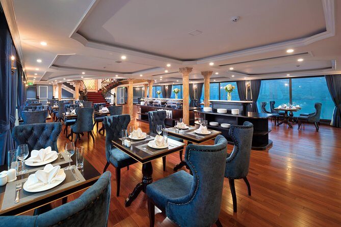 FULL package - 3D2N on 5* Luxury Cruise explore Lan Ha Bay and Halong Bay - Day 2 in Lan Ha Bay: sunrise tai chi, kayaking, and cave-and-beach time