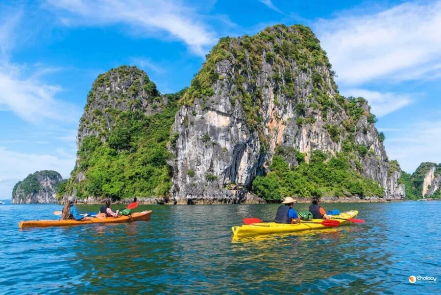 Ha Long 1 Day Luxury Small Group & Kayaking - Sunset party on board: snacks and a slower vibe