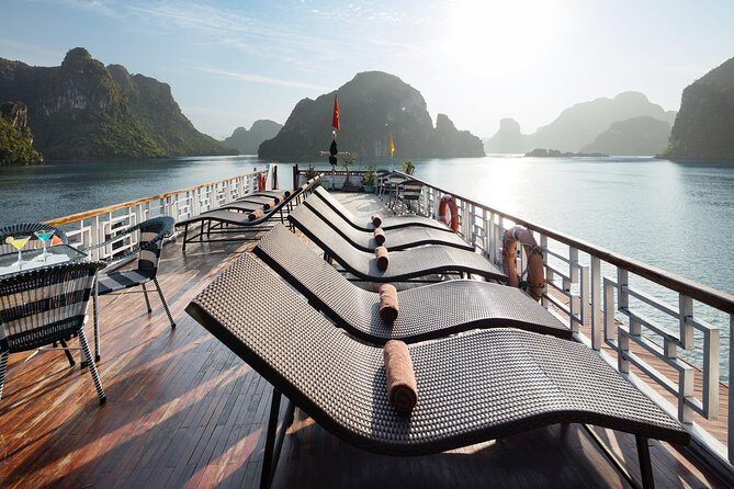 Ha Long Bay 2D1N on a 3-Star Cruise - Day 1: Surprise Cave, Titop Island, and a sunset party vibe