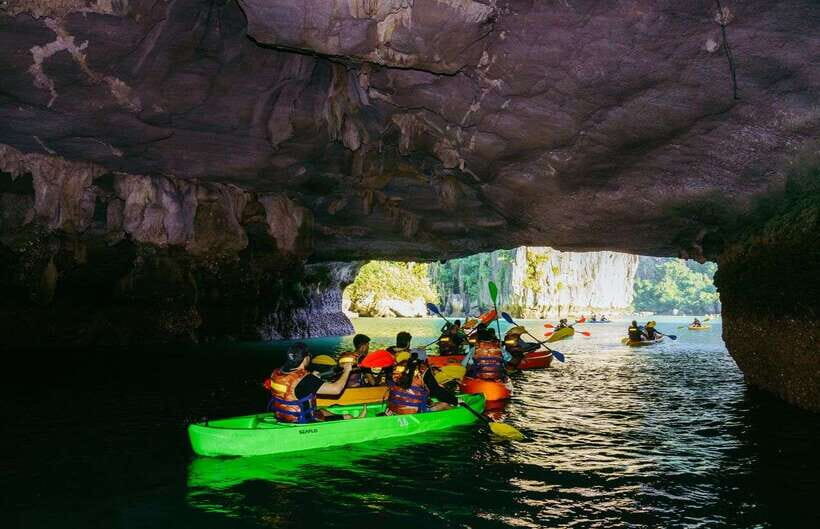 Ha Long Bay Day Trip with Best Price - Surprising Cave: stalagmites and stalactites with sea-creature energy