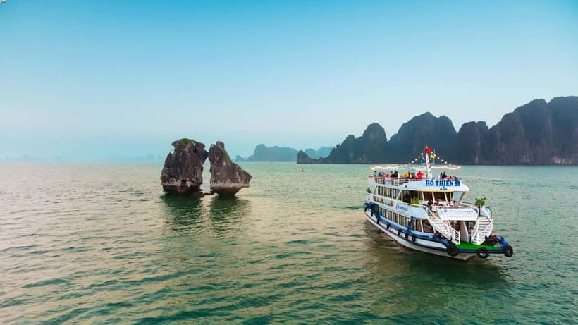 Ha Long Bay Day Trip with Best Price - Sunset party on the upper deck: snacks, tea, music, and sea views