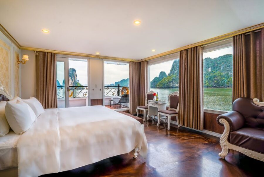 Ha Long Bay: Luxury Cruise 2-Day With All Activities & Guide - Day 1 on the water: Luon Cave kayaking, Titop Island, and a swim-first mindset