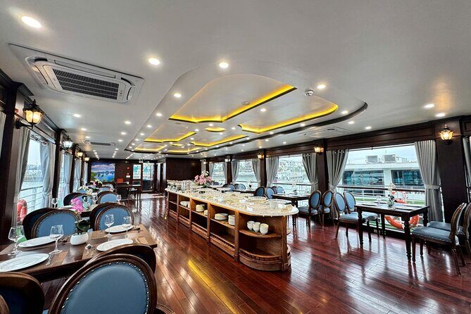 Ha Long Bay Luxury Day Cruise with Buffet Lunch, Caves & Kayaking - Vietnamese lunch onboard: what’s included and how to plan around it