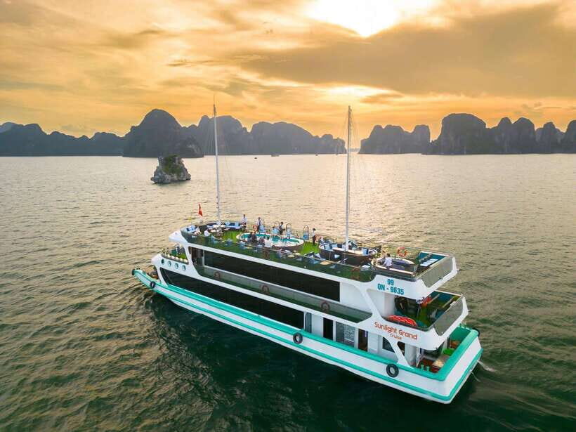 Ha Long Bay Luxury Full Day Cruise| Buffet & All Included - Sung Sot Cave: the iconic limestone stop done the right way