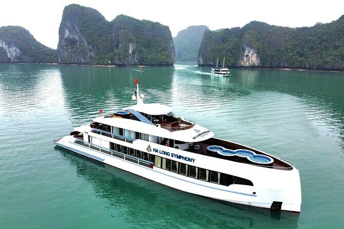 Ha Long Symphony Cruise Luxury Day Tour from Harbor with Pick up - Key highlights to know before you go