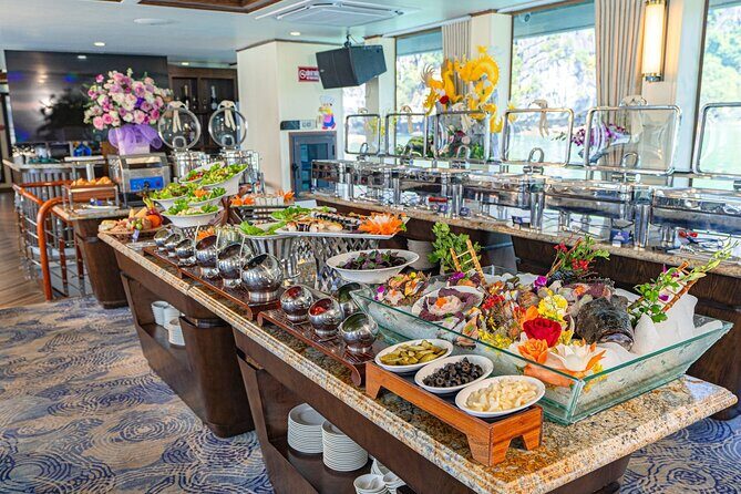 Ha Long Symphony Cruise Luxury Day Tour from Harbor with Pick up - The onboard rhythm: food, staff, and comfort that people actually notice