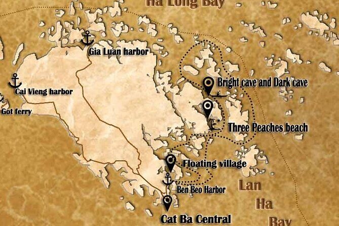 Ha Noi - Cat ba island - Lan Ha Bay - Kayaking 1 Day - Ong Cam islet: lunch, swimming time, and a break from the schedule
