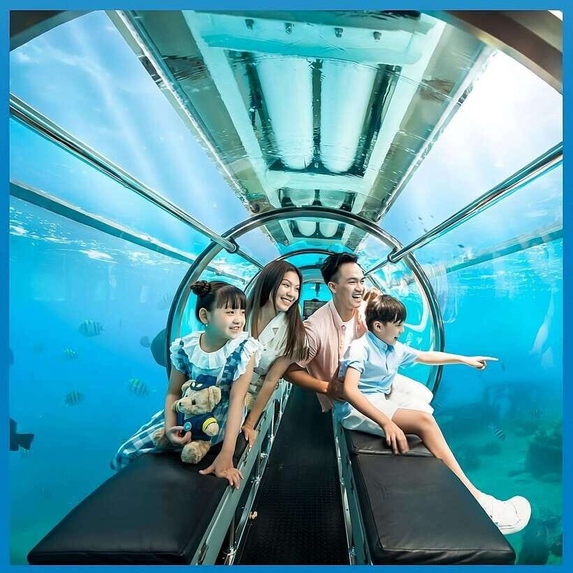 Ha Noi: VinKE and Vinpearl Aquarium Entry Ticket - Feeding Fish and the Sleep-Under-the-Sea Idea