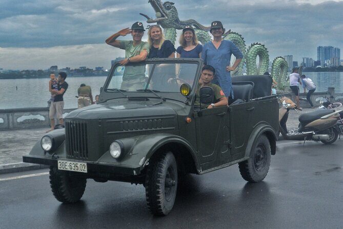 Half day Hanoi Jeep Tour: Food + Culture+ Sight + Fun in Legendary - Old Quarter start: hotel pickup and getting oriented fast
