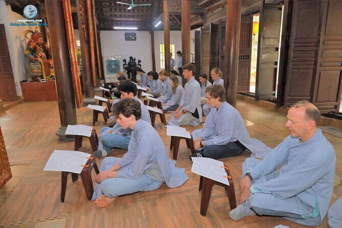 Half-Day Mindfulness Meditation Retreat in Hanoi - Pagoda welcome: rules first, then rituals