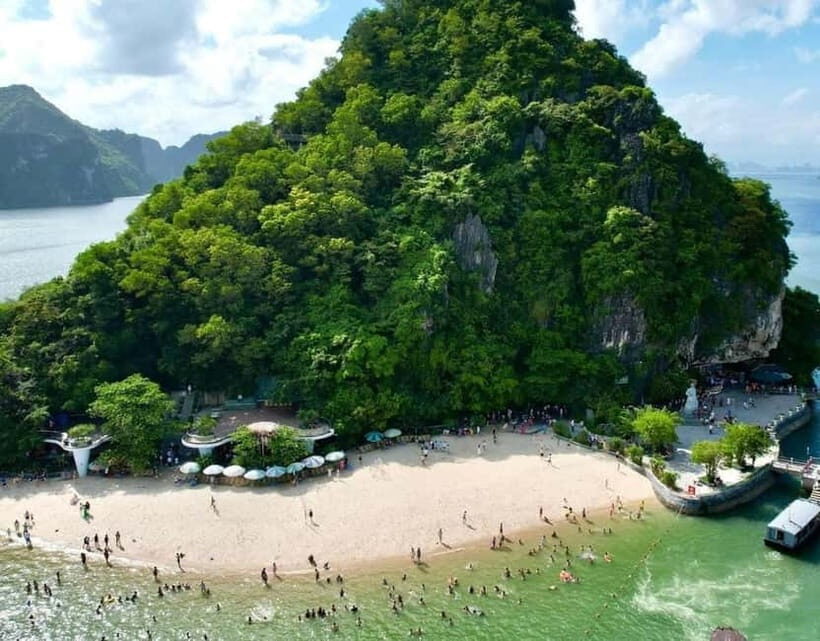 Halong 6 Hours Cruise: Kayak, Cave, Lunch, Beach & Island - From Tuan Chau to Ha Long Bay in 6 focused hours