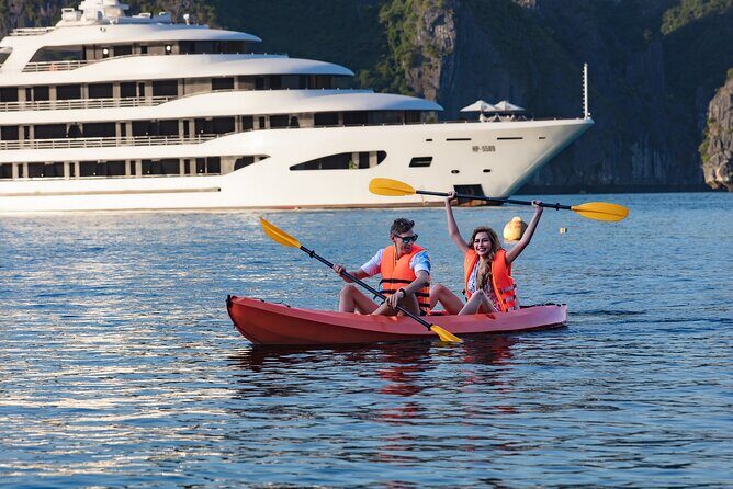 Halong Bay 2 Days 1 Night Including Transfers - A 6:30 wake-up for sunrise, then Surprising Cave at 7:30
