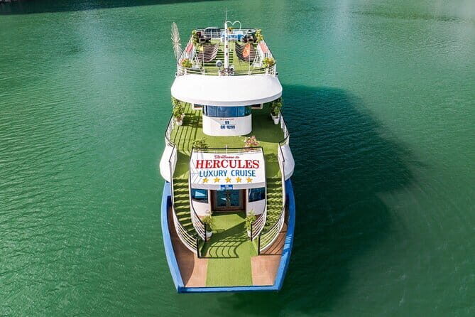 Halong bay 4 hours boat tour from Halong city with 2 caves, kayak - Food on board: lunch as an add-on, with options