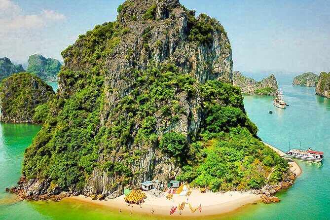 Halong Bay Cruise 3D2N - Kayaking Explorer & Round-trip transfer from Hanoi - Day 1 Luon Cave kayaking, Titop Island, and a sunset dinner