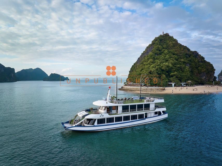 Halong Bay Delights: Deluxe Day Cruise with Kayaking & Lunch - Titov Island: Beach Swim, Mountain Views, or Onboard Relaxing