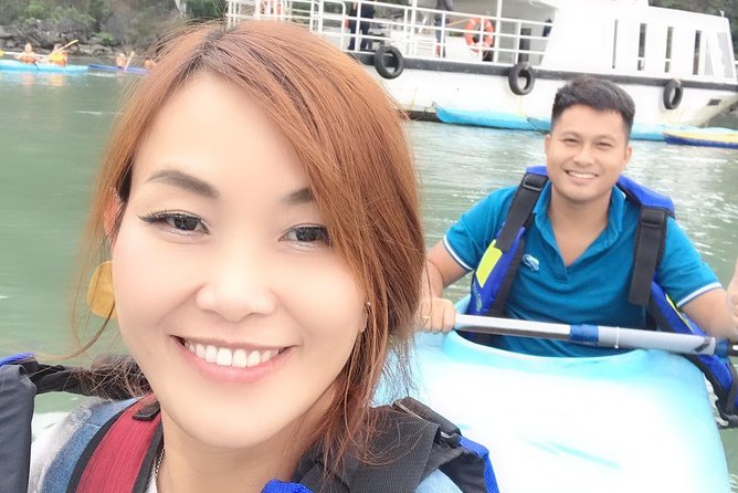 Halong Bay Full Day With 5 Star Cruise - Buffet Lunch - TiTop Island: beach time or the climb for big views