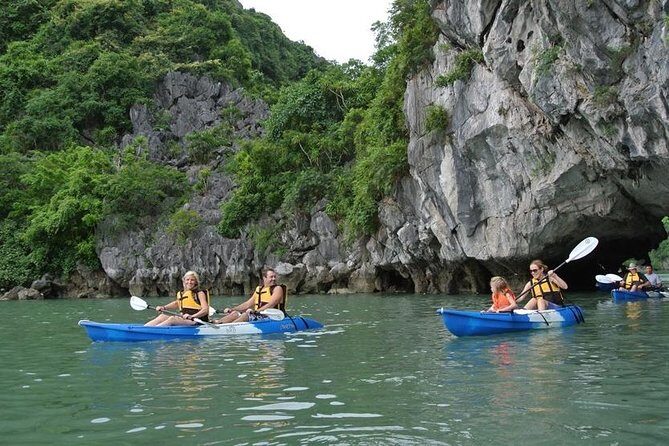 Halong Bay Full Day With Heaven Cave And Kayaking - Thien Cung Cave: Heavenly Palace Grotto in 45 Minutes