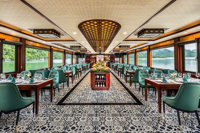 Halong bay Luxur Cruise Day trip: Buffet lunch & Limousine bus - Luon Cave kayaking: optional, but it’s the most active moment