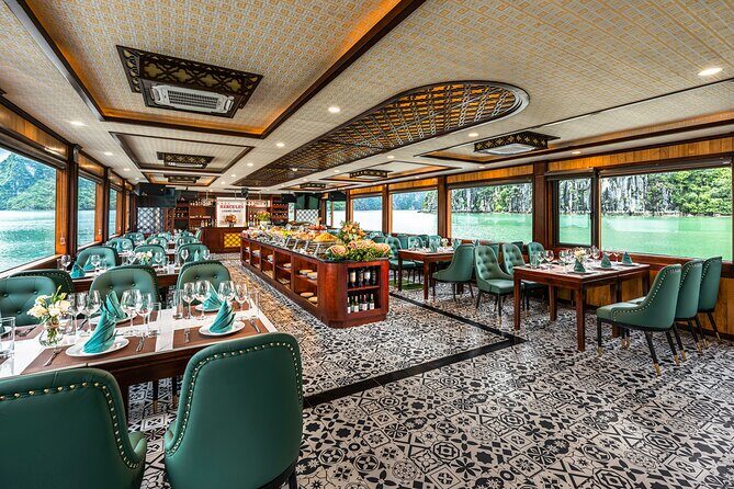 Halong bay Luxur Cruise Day trip: Buffet lunch & Limousine bus - Buffet lunch onboard: what’s included, and what you might want to bring