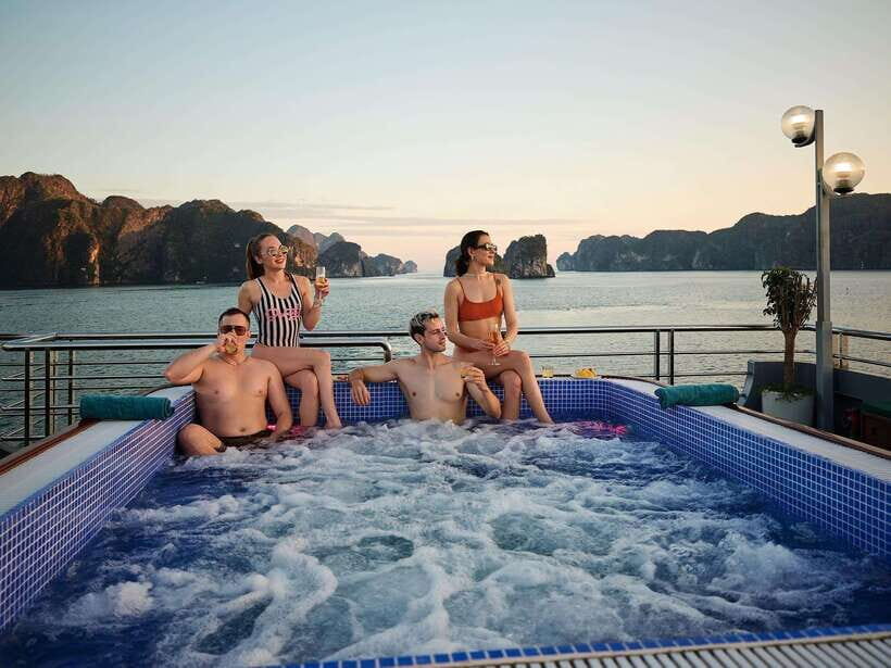 Halong Bay Luxury Cruise: Kayak&Swim,Cave, Party BEST SELLER - What your day will look like (using the sample schedule)