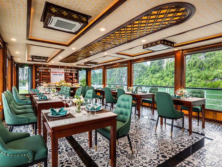 Halong Bay Luxury Cruise with Kayaking & Lunch Buffet - Lunch Buffet on Board: Included, but quality can vary