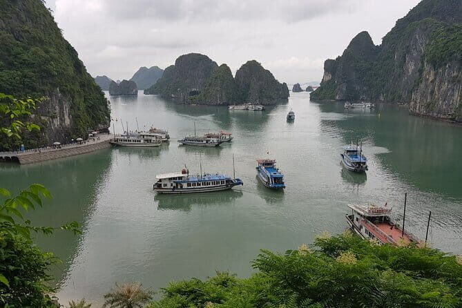 Halong Bay Shore Excursion: Full Day Cruise Tour from Cruise Port - The part that surprises people: cave time and steep steps