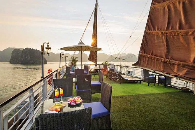 Halong Bay Tours 2 Days 1 Night on 5 Star Cruise (BEST CHOICE) - The Boat Experience: Classic Wooden Junk, Small Group Feel, Real Onboard Activities