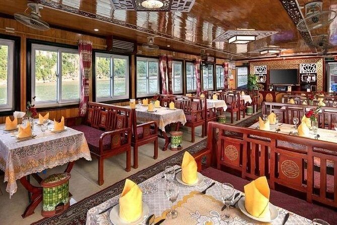 Halong Day Tour Islands, Caves, Kayak, Lunch w Dragonfly Cruise - The Main Cruise: Four Hours on Halong Bay’s Limestone Towers