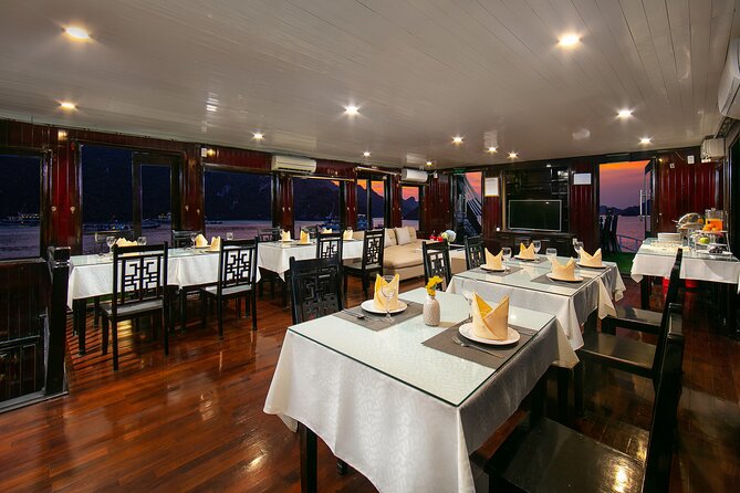Halong Fantasea Cruises - 3 Days 2 Nights Tour From Hanoi - Day 1 on Ha Long: caves, Ti Top, and a sunset-heavy schedule