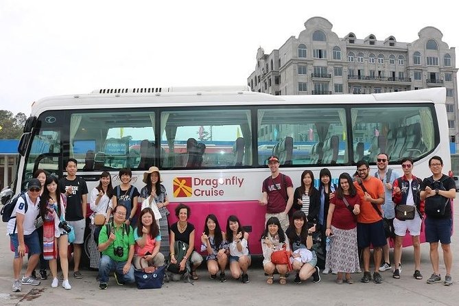 Halong Islands, Caves, Kayak, Lunch Day Tour w Dragonfly Cruise - Lunch on board: seafood, small table groups, and real dietary help