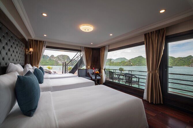 Halong La Pandora Cruise 2days/1Night - Day 1 dinner and onboard comfort: where 5-star should matter