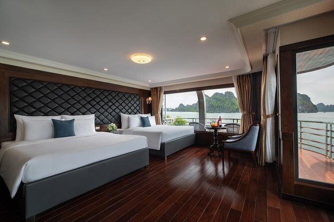 HaLong - LanHa Bay 2 Nights On The 1st Deck with La Pandora Cruises - Day 2: Sunrise Tai Chi and a day boat in Lan Ha Bay