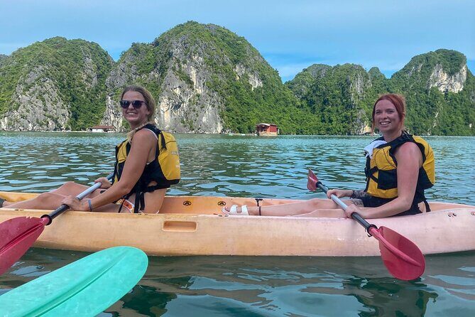 Halong Royal Palace Cruise 2 days - Titop Island: Swim, Hike, and Luon Cave Kayaking