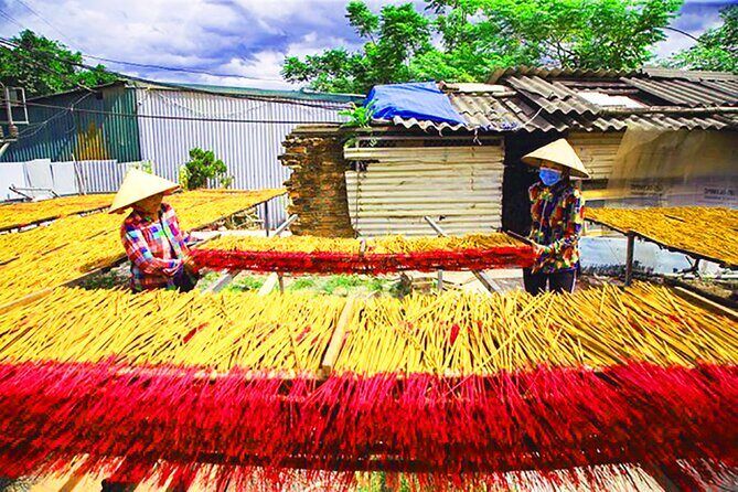 Handmade Incense Making Activity in local village from Hanoi - Morning stops: Hoan Kiem Walking Street and Chua Ly Trieu Quoc Su