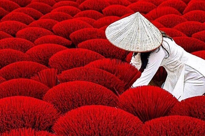 Handmade Incense Making Activity in local village from Hanoi - Incense & bamboo toothpick village: the moment thousands of bundles show up