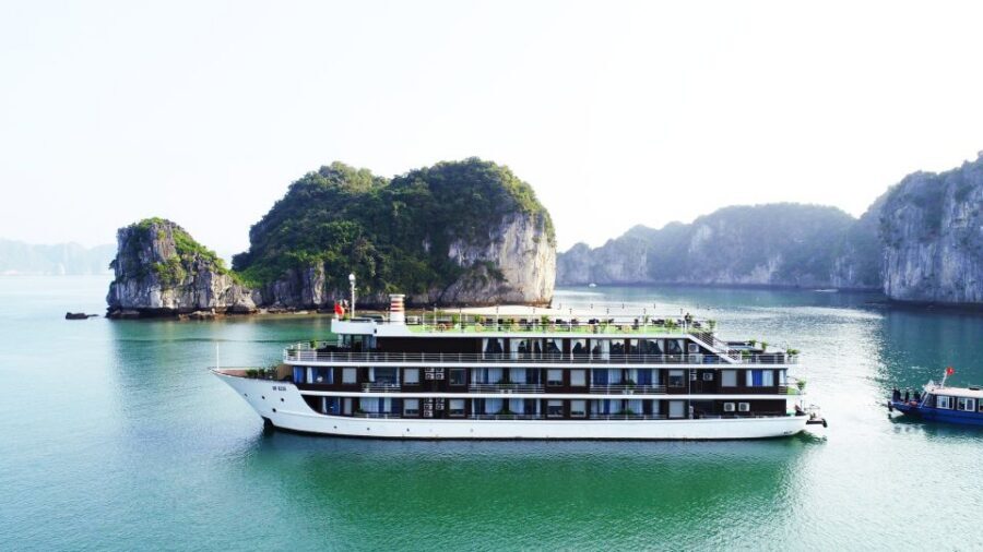 Hanoi: 2-Day Lan Ha, Ha Long Bay 5-star Cruise, Meals, Cabin - Sunset, jacuzzi time, and that onboard evening flow
