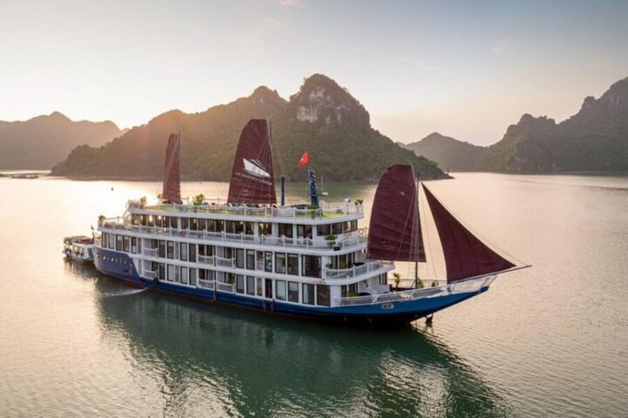 Hanoi: 2D1N Lan Ha Bay By Le Journey Luxury Cruise - Day 1: Tra Bau village, kayaking, and a cooking class at sunset