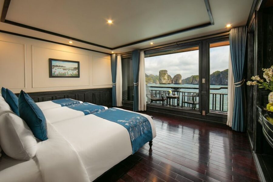 Hanoi: 3-Day Ha Long/Lan Ha Bay Cruise with Private Balcony - Day 2 Viet Hai Village biking: sunrise Tai Chi, cycling, and calm water time